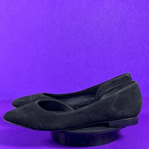 Walking‎ Cradles Women's Black Suede Pointed Toe Flats Shoe Size 7.5-NEW - Picture 3 of 8